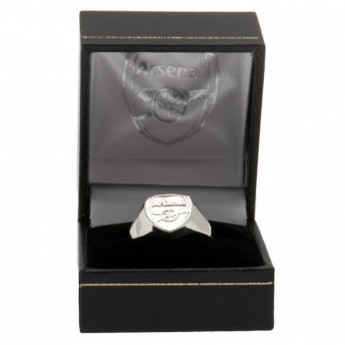 FC Arsenal gyűrű Silver Plated Crest Medium