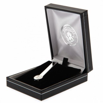 Manchester City nyakkendő tű Silver Plated Tie Slide