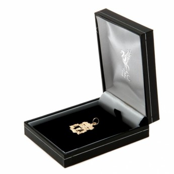 FC Liverpool arany medál 9ct Gold Pendant Crest