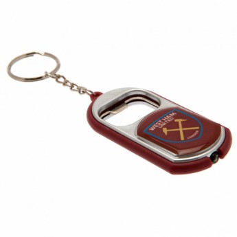 West Ham United kulcstartó üveg nyitóval Key Ring Torch Bottle Opener
