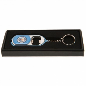 Manchester City kulcstartó üveg nyitóval Key Ring Torch Bottle Opener