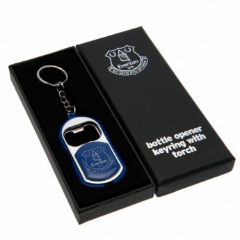 FC Everton kulcstartó üveg nyitóval Key Ring Torch Bottle Opener