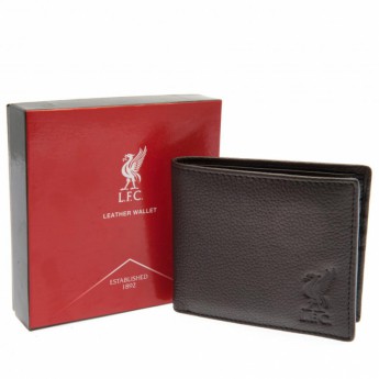 FC Liverpool bőr pénztárca Brown Leather Wallet