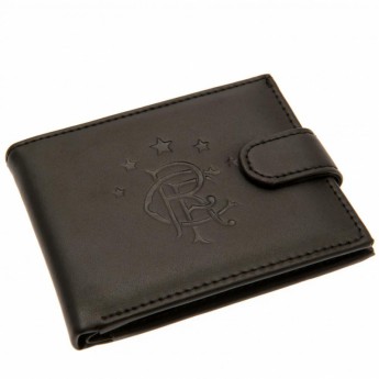 FC Rangers bőr pénztárca Anti Fraud Wallet