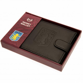 Aston Villa bőr pénztárca Anti Fraud Wallet