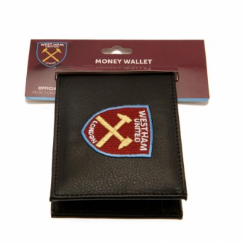 West Ham United technikai bőr pénztárca Embroidered Wallet