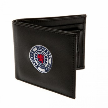 FC Rangers technikai bőr pénztárca Embroidered Wallet