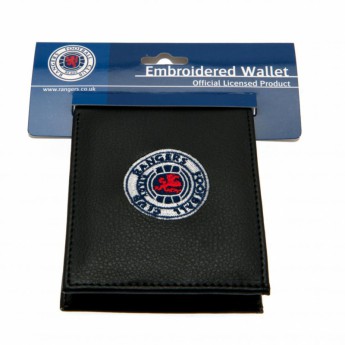FC Rangers technikai bőr pénztárca Embroidered Wallet