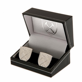 West Ham United mandzsettagomb Silver Plated Cufflinks CR