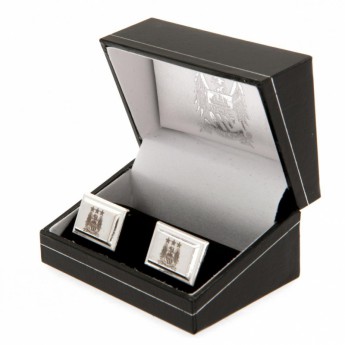 Manchester City mandzsettagomb Silver Plated Cufflinks EC