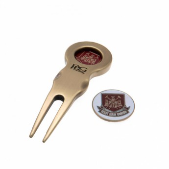 West Ham United pitch villa és ball maker szett Divot Tool & Marker CT