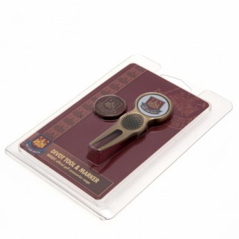 West Ham United pitch villa és ball maker szett Divot Tool & Marker CT