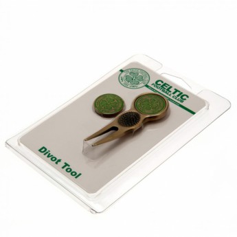 FC Celtic pitch villa és ball maker szett Divot Tool & Marker