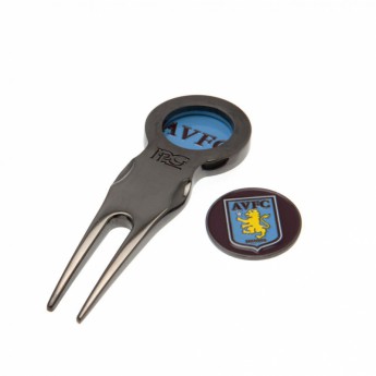 Aston Villa pitch villa és ball maker szett Divot Tool & Marker