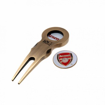 FC Arsenal pitch villa és ball maker szett Divot Tool & Marker