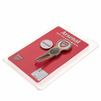 FC Arsenal pitch villa és ball maker szett Divot Tool & Marker