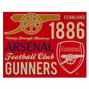 FC Arsenal takaró Sherpa Fleece Blanket