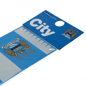 Manchester City fém tábla Bar Scarf Sign