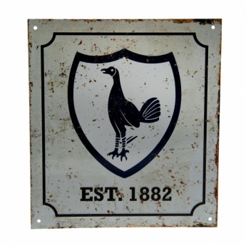 Tottenham fali tábla Retro Logo Sign