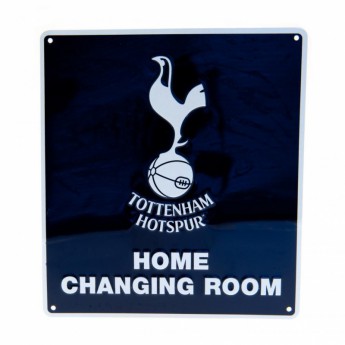 Tottenham fém tábla Home Changing Room Sign