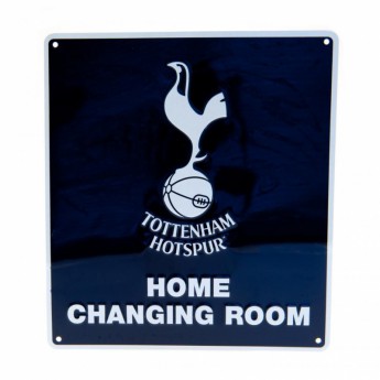 Tottenham fém tábla Home Changing Room Sign