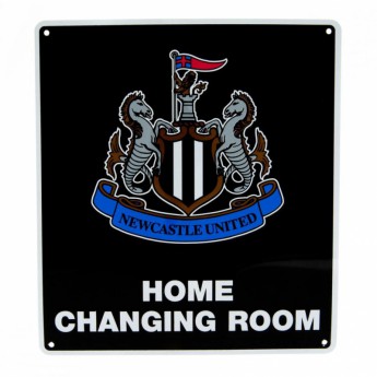 Newcastle United fém tábla Home Changing Room Sign