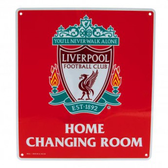 FC Liverpool fali tábla Home Changing Room Sign