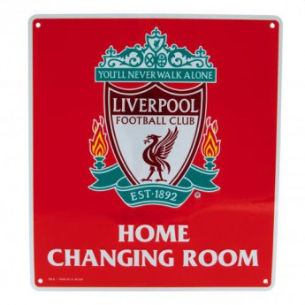 FC Liverpool fali tábla Home Changing Room Sign