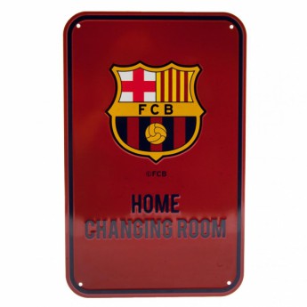 FC Barcelona fém tábla Home Changing Room Sign