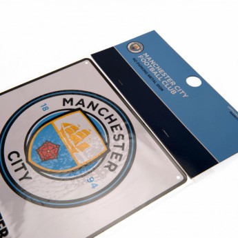 Manchester City fém tábla No Parking Sign
