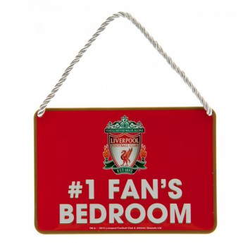 FC Liverpool hálószoba tábla Bedroom Sign No1 Fan