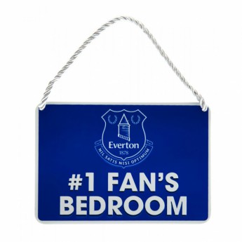 FC Everton hálószoba tábla Bedroom Sign No1 Fan
