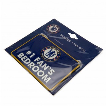 FC Chelsea hálószoba tábla blue Bedroom Sign No1 Fan