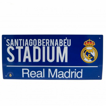 Real Madrid fém tábla Street Sign BL