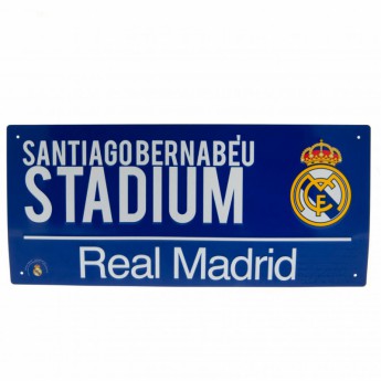 Real Madrid fém tábla Street Sign BL