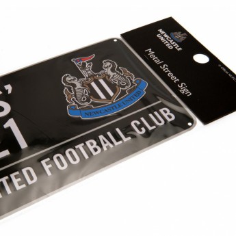 Newcastle United fali tábla Street Sign BK