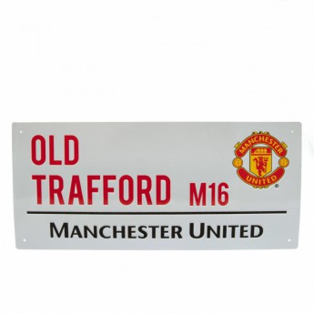 Manchester United fali tábla Street Sign