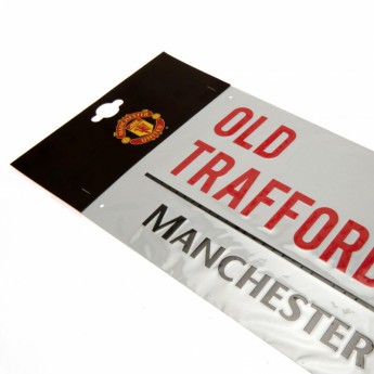 Manchester United fali tábla Street Sign