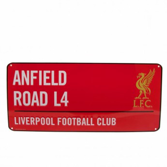 FC Liverpool fali tábla Street Sign RD
