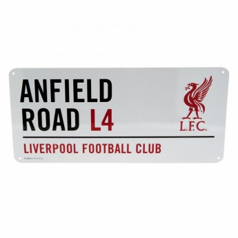 FC Liverpool fali tábla Street Sign