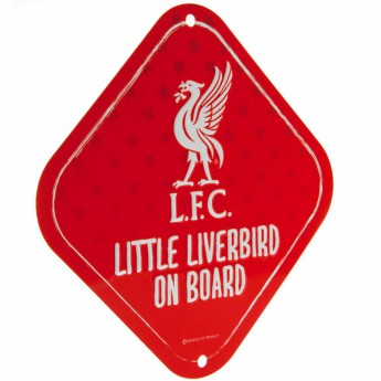 FC Liverpool gyerek az autóban matrica Little Dribbler