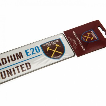 West Ham United ablak matrica Window Sign