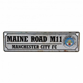 Manchester City ablak matrica Retro Window Sign