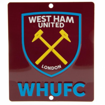 West Ham United ablak matrica Window Sign SQ
