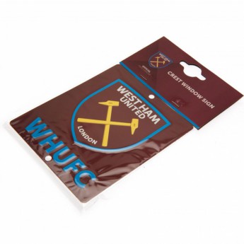 West Ham United ablak matrica Window Sign SQ