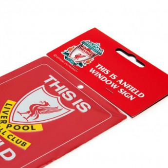 FC Liverpool ablak matrica Window Sign SQ