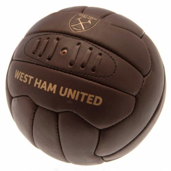 West Ham United futball labda Retro Heritage Football - size 5