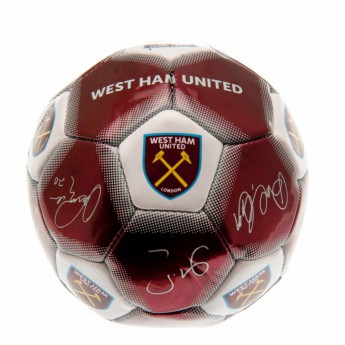 West Ham United aláírt labda Mini Ball Signature