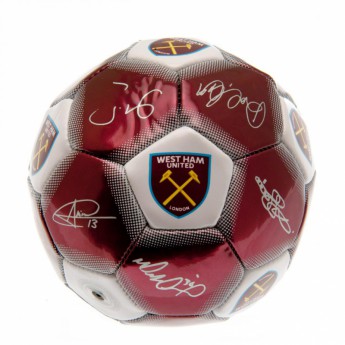 West Ham United aláírt labda Mini Ball Signature