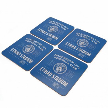 Manchester City söralátét szett 4pk Coaster Set